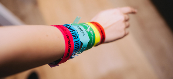 Personalised Vinyl Wristbands
